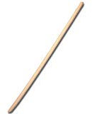 PEBSHOP Manico per BADILI, Pale, FORCHE in Legno di FAGGIO Sagomato da CM 140