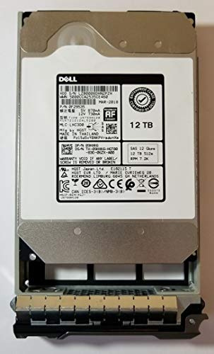 HGST 12TB HDD 7.2K RPM 3.5 12Gb/s SAS Hard Disk Drive Model: HUH721212AL5200 DP/N: 9HXK6