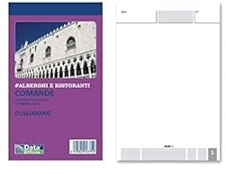 CF CARTA INGROSSO E DISTRIBUZIONE Blocco comande 3 copie – Alberghi e ristoranti – 10 blocchetti triplice copie
