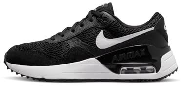 Nike Jungen Air Max Systm Sneaker, Black White Wolf Grey, 37.5 EU