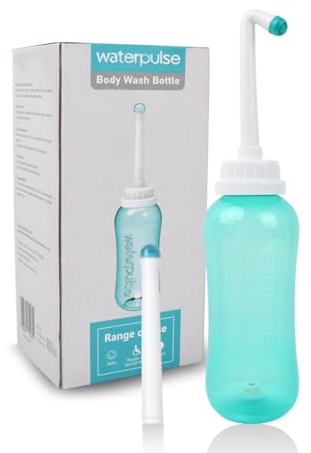 Ducha de Glúteos 500 ml, Easy-Bidet Portátil para Cuidado del Puerperio y Viaje, Bidé Móvil para Ducha Íntima, Alivio del Dolor Perineal