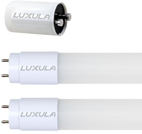 LUXULA 2er Pack LED Röhre 120cm - Kunststoff T8 G13-18W 2880lm - 4000K Neutralweiß - inkl. Starter-Brücke - Röhrenlampe Leuchstoffröhre Neonröhre
