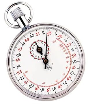 Chronomètre professionnel d'athlétisme avec design antichoc et affichage analogique clair précision chronomètre mécanique portatif