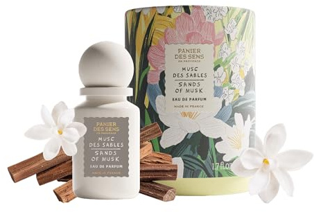 Panier des Sens - Eau De Parfum Damen Musc Des Sables - Pudrig-Weicher Moschusduft - Parfüm Frauen - 50ml - Elegantes Geschenk Für Frauen - Perfume Women