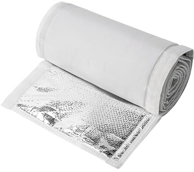 Avvolgimento Isolante Per Dotti HVAC - Fodera Isolante Per I Condotti Del Condizionamento 'aria | Paara Puepa Puberías Dee 72 X 10,2 Pollici | Copertine Tubi Esterni Di Paara Di 183 Cm X 26 Cm | F