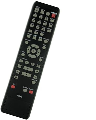SHYYOULQE Användarvänlig fjärrkontroll för hårddiskar DVD-inspelare bygga enkel layout familjemiljö bärbar fjärrkontroll för DVD-inspelare