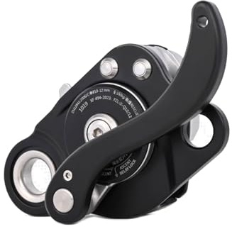 Snorvixre Attrezzatura esterna controllata a mano, durata in acciaio inox, alluminio, per emergenze, dispositivo di discesa multiuso