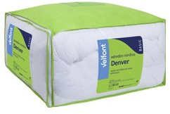 Edredón/Relleno Nórdico Denver 250 gr. de 180x220 cm para Cama de 105 y 110 - Microfibra