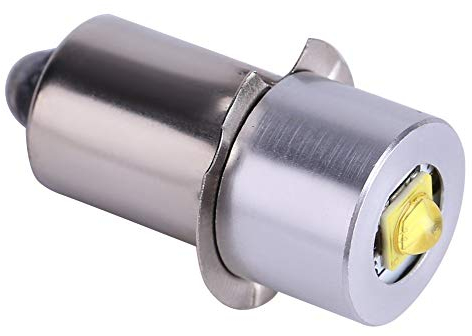 5W 6-24V P13.5S LED Flashlight Bulb, 200~210LM Replacement Bulb Torch Lamp Emergency Work Light Torch Replacement Bulbs