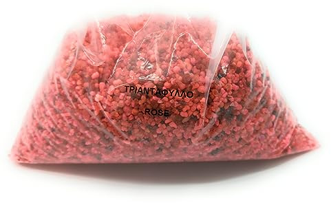Rökelse i doftande korn, grekisk liturgisk rökelse i små korn rosa doft 1 kg, naturlig rökelse för anslutning med rökelsekolor, originalrecept från Mount Athos