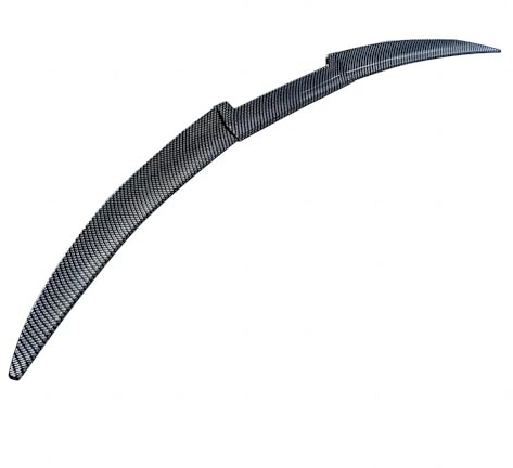 RuiYiL Alerón Trasero del Maletero del Coche para Skoda Superb 2015-2020, Alerón de Techo Alerón de ala Estilo Spoiler Wing Modificados Accesorios,B/Carbon-Fiber-Black