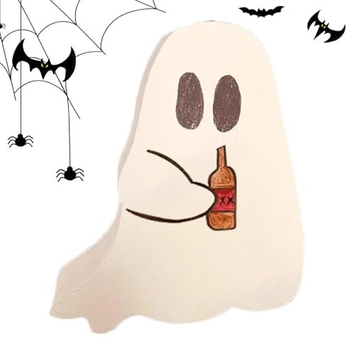 Halloween -Geister-Tablett-, Geister-,Schreibtisch-Geisterationen | Halloween-ationen für den Innenbereich, Geisterschild, niedliches Geister-Tablett, für Kamin, Tischplatte, Fensterbank