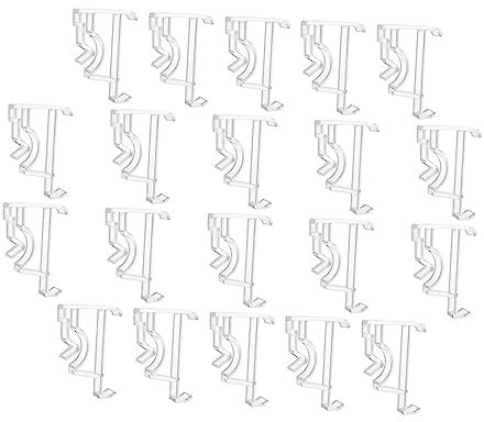 Cabilock 20pezzi Clip Per Tende Ganci Sostituibili Per Tende Facile Installazione e Rimozione Accessori Pratici Per La Casa e Ufficio