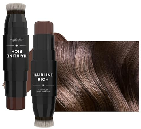Copertura temporanea grigia - Correzione delle radici dei capelli grigi, di copertura dei capelli, colore per capelli grigi | colorata a lunga durata per la copertura dei capelli per