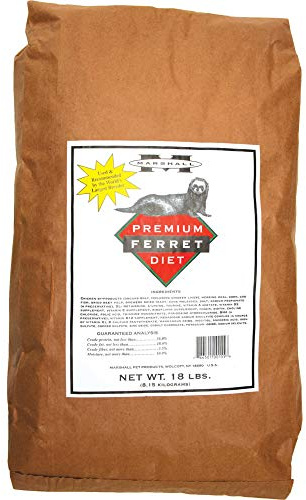 Marshall Premium Ferret Diet, 18-Pound Bag