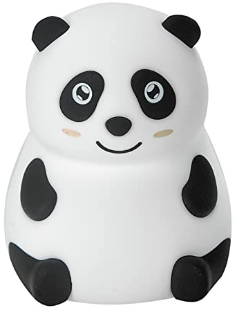 InnoGIO GIOpanda, Luce Notturna per Bambini a Forma di Panda, Silicone Morbido, 8 Colori Alternati, Ricarica Cavo USB, Lampada da Comodino Adatta anche ai Neonati