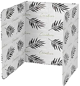 Tianbi, Paraspruzzi pieghevole per proteggere dagli schizzi di olio, per fornelli, resistente al calore, formato da pannelli, per la cucina