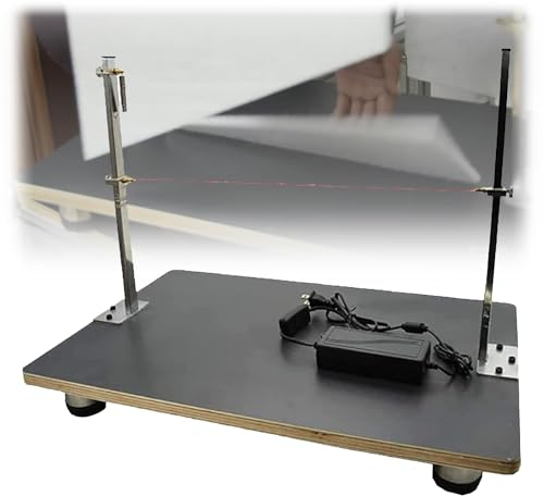 Hot Wire Foam Cutter Bord, 30W Bordsskiva Skumskärmaskin Horisontell värmetråd Justerbar klipphöjd med 3M värmetråd, för skum, lågdensitetssvamp, skivvax, KT-bräda