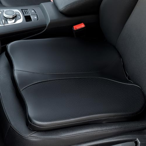 QYILAY Ergonómico Cojín de Asiento de Coche en Espuma Viscoelástica - Alivio del Dolor y Mejora de la Postura, Elevador Ergonómico para Adultos, Ideal para Coche, Oficina y Silla de Ruedas.