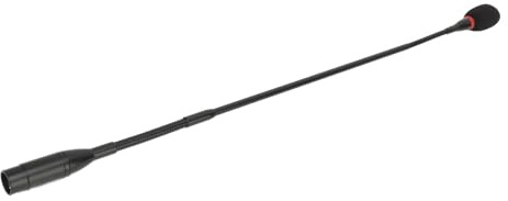 ZAICOLER Micrófono de Cuello de Cisne de Escritorio, Micrófono Flexible Micrófono de Cuello de Cisne Condensador de 23,2 Pulgadas Enchufe Recto de 3 Pines Flexible con Indicador Micrófono