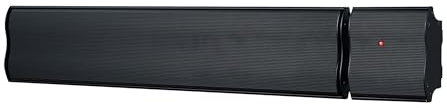 Radi8 Industries Far Infrared Electric Bar Heaters | Low Energy Wall Mounted, Without LED, Wifi/Thermostat, (1840x 200x63mm) 6ft-3000W (220-240V/50Hz), UK-Brand
