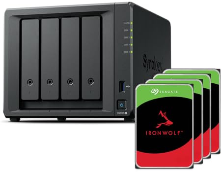Synology DS925+ Bundle 32TB Seagate (Ironwolf 4X 8TB) 4Bay Desktop NAS, 2.5GbE, 4GB RAM