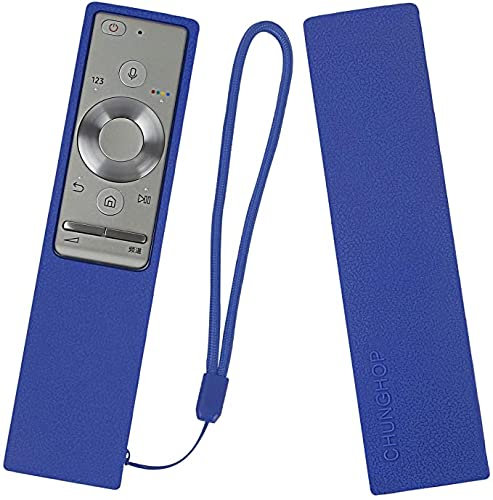 Funda Protectora de Silicona para Samsung Mando a Distancia, BN59-01265A BN59-01291A BN59-01270A, Funda Mando para Samsung, Antideslizante, a Prueba de Golpes, Lavable (Azul)