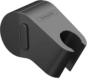 hansgrohe WallStoris - Push-Duschkopfhalterung, Duschbrausehalterung höhenverstellbar, Badezimmer Zubehör, Dusche Zubehör, Mattschwarz, 27917670