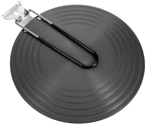 CATIEBYE Adaptador de Placa de Inducción Mango para Cocina de Gas y Eléctrica, Difusor de Calor de 28 Cm de Diámetro, Difusor de Calor para Estufa, Accesorio para Cocina Estilo Aleatorio