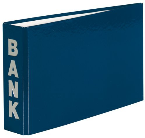 Stylex Bankordner 140x250mm Ordner für Kontoauszüge | 3er Sparpack Blau