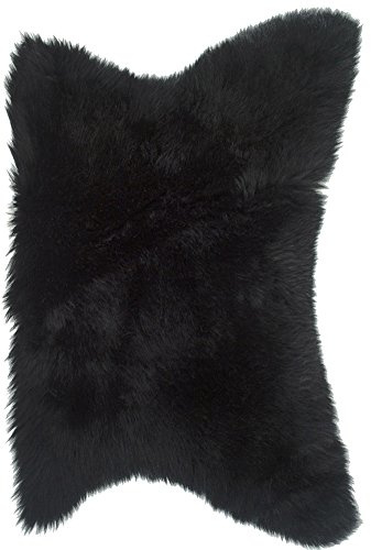 Lambland Hand Finished Premium Sheepskin Seat Pad/Pet Pad in Black