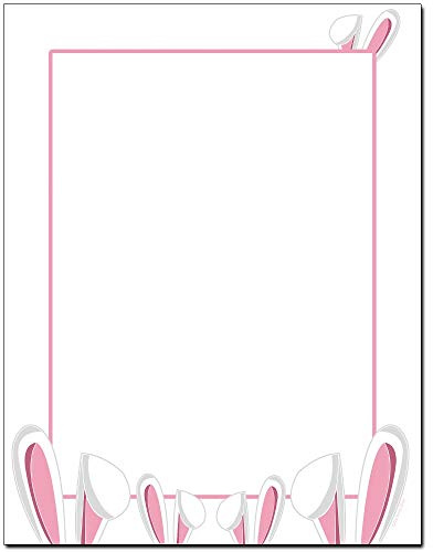 Bunny Ears Easter Letterhead Laser & Inkjet Printer Paper (100 Sheets)