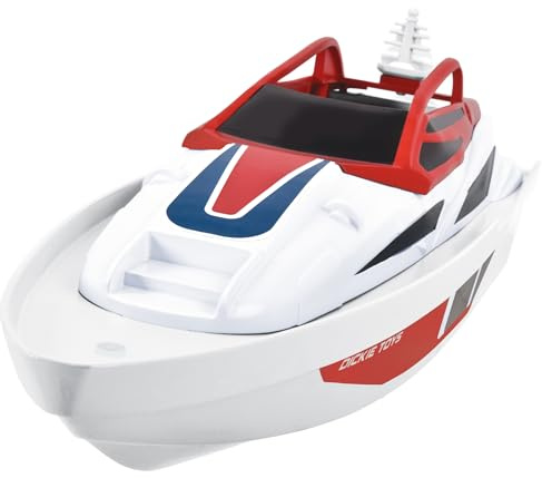 Dickie Toys – RC Sea Cruiser – barca telecomandata per bambini dai 6 anni, fino a 2 km/h di velocità, con telecomando da 2,4 GHz, 201106003