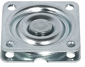 cyclingcolors Plateau rotatif TV tournette à bille carré à roulement à billes 57 x 57 mm 50 Kg Plaque Pivotant Meuble Hifi Présentoir Tournant Support Ecran Ordinateur