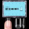 TOMICCA 192 Stück Künstliche Nageltips Gel Tips für Gelnägel Nagelspitzen Falsche Nagel, Halbmatt Kurze Quadrat Tips für Nägel Full Cover Nail Tips für Nagelstudios und DIY Nagelkunst - 12 Größen