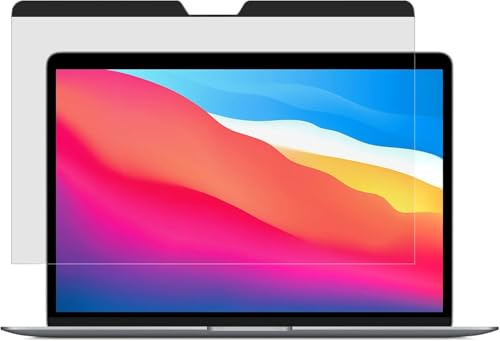 Filtre de Confidentialité 360° pour Écran d'Ordinateur Portable MacBook Pro/Air 13 Pouces (M4 2025 / M3 2024 / M2 2022) - Protection Anti-Éblouissement & Vision Secrète à 360°， Film Confidentialité