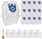 12 Vacuum Cleaner Bags for Miele Vacuum Cleaner,Dust Bags for Miele Classic C1, Complete C1 C2 C3, S400i-S456i, S600, S800, S2000, S5000, S8000 Series w/6 Filters