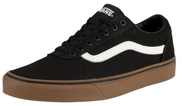 Vans Ward, Sneaker Uomo, Canvas Black Gum, 40.5 EU