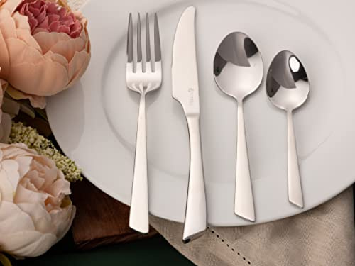 Viners Flair 24 Piece 18.0 Stainless Steel Cutlery Set. 25 Year Guarantee