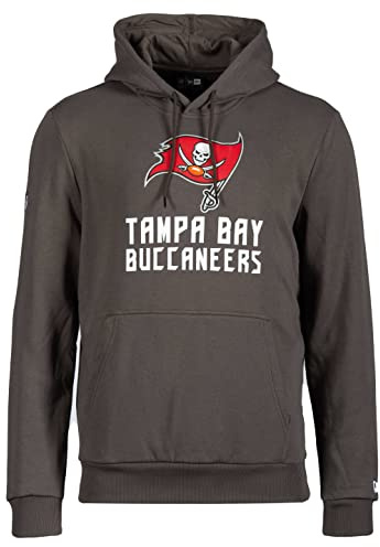 New Era - NFL Tampa Bay Buccaneers Team Logo and Name Hoodie Farbe Dunkelgrau, Größe S