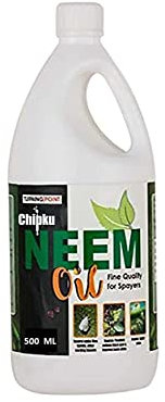 Chipku Pure Cold Pressed Water Soluble Neem Oil Concentrate 500ml | Premium 100% Natural Plant Protector | Makes 100 litter Spray Bottles | Insect & Pest Control for Indoor & Outdoor Plants
