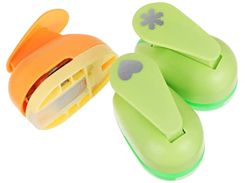 PHENOFICE 3St Prägegerät DIY handgemachter Handwerkspunsch handgefertigter Papierlocher DIY-Stanzgerät kinder bastelset basteln für kinder kleiner Papierlocher basteln papier stanzen Plastik