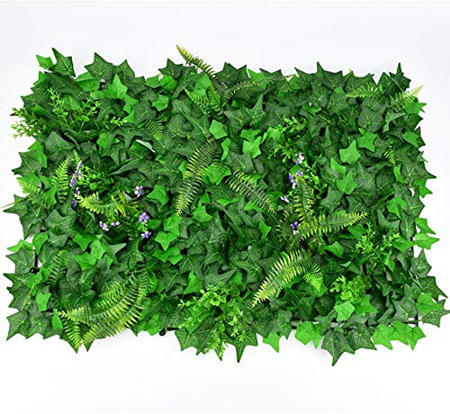 Konstgjorda gräsväggpaneler, konstgjorda buxbompaneler topiary häckväxt 12 st, konstgjord växt skyddad insynsskydd trädgårdsstaket, gräsvägg bakgrund konstgjord dekorpanel, buxbomshäck