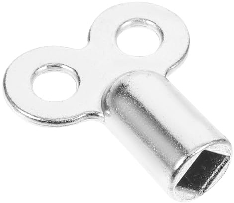 SEWACC Llave de Purga de Radiador Metálica Cuadrada Pequeña para Válvula de Ventilación, Herramienta para Purgar Aire en Calefacción Doméstica