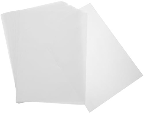 Papier de Soie D’emballage Présent A4 Blanc 100 Pièces | Feuilles en Papier, Texture Soyeuse, Usage Boîte et Présent, Lot de 100, Finition Blanche
