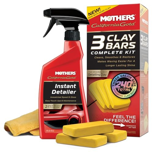 MOTHERS 07240 California Gold Clay Bar System