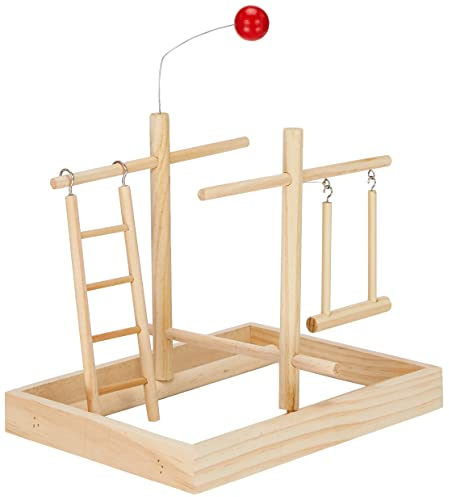 Karlie Playpoint, Vogelspielzeug, Holz, Natur, 28x23x27,5 cm