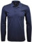 Ragman Herren Softknit-Polo Fineliner, Langarm,XXL,Azur