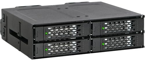ICY DOCK Backplane 4x6,3cm SATAI-III in 1x5,25 HDD/SSD sw intern Bulk