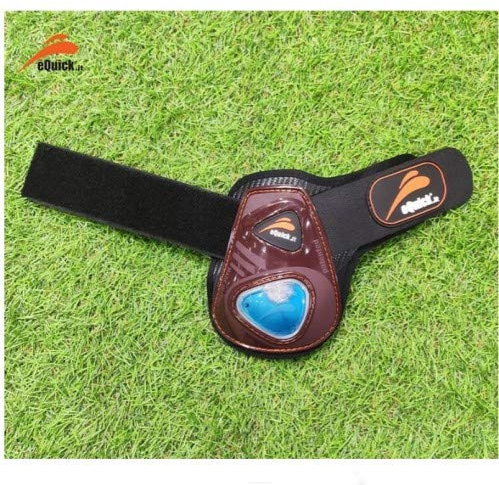 EQUICK Streichkappe eShock Hop Größe L, Farbe Braun